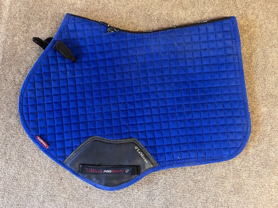 LEMIEUX royal blue cc saddle pad