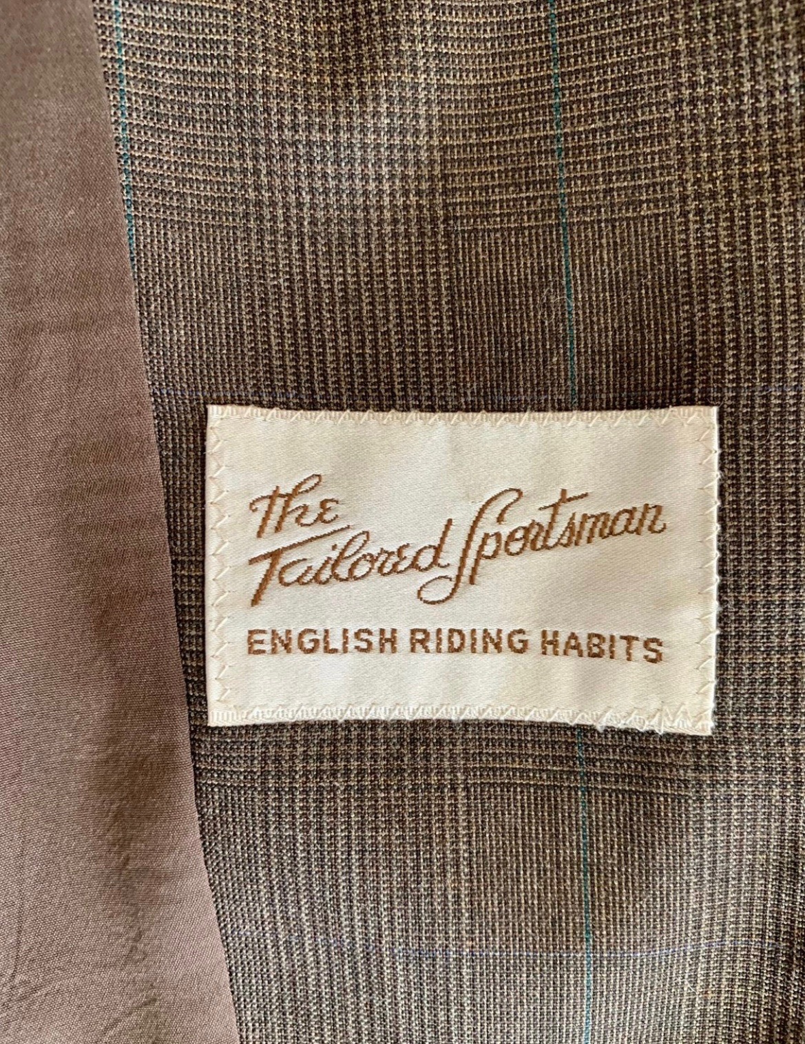 Tailored Sportsman Vintage Equestrian Jacket