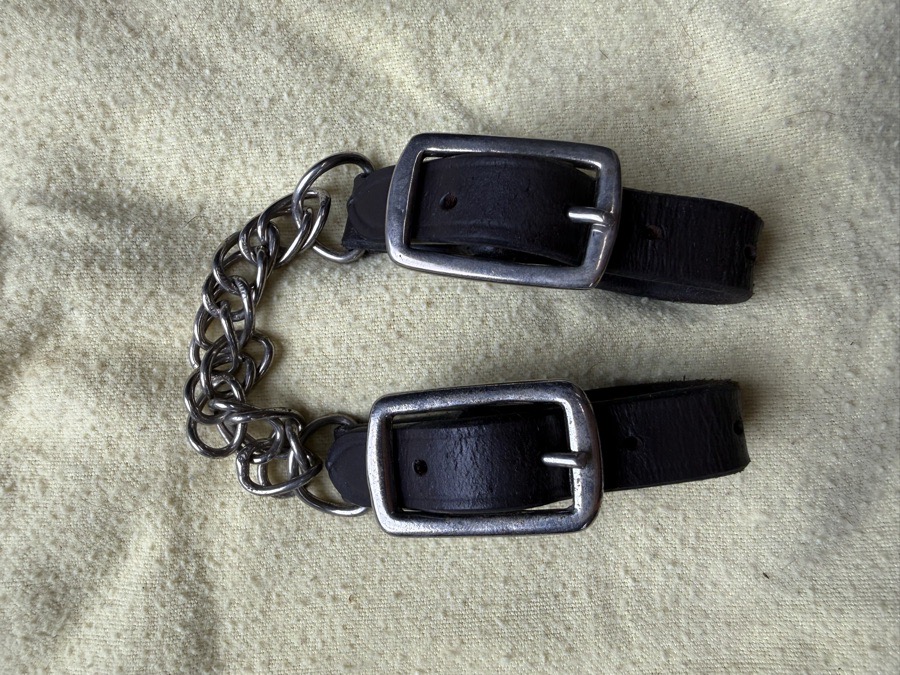 leather curb chain