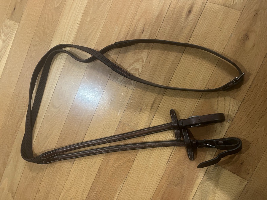 Nunn Finer fancy stitched soft grip reins