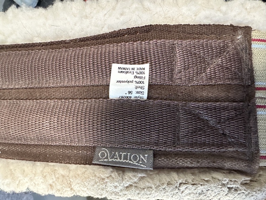 Ovation schooling fleece girth 