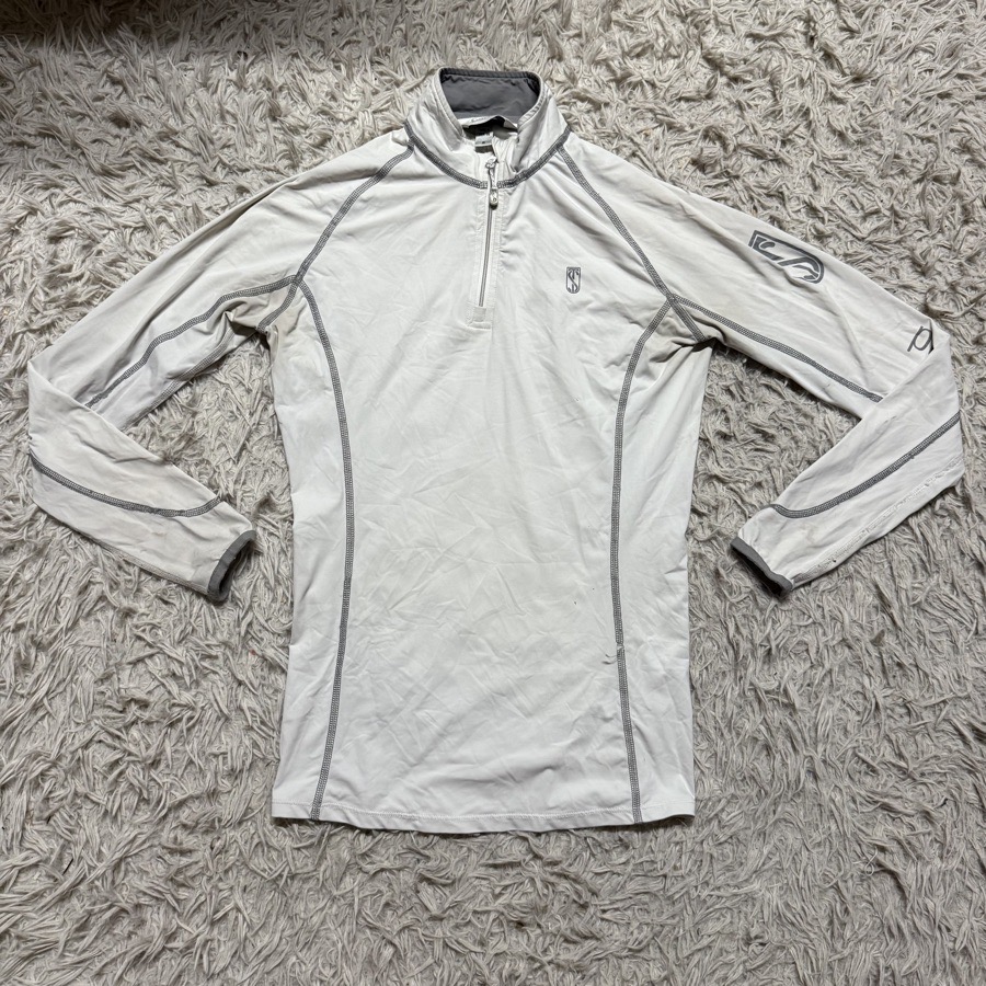 Women’s Small White Tredstep Long Sleeve Horseback Riding Sunshirt. 