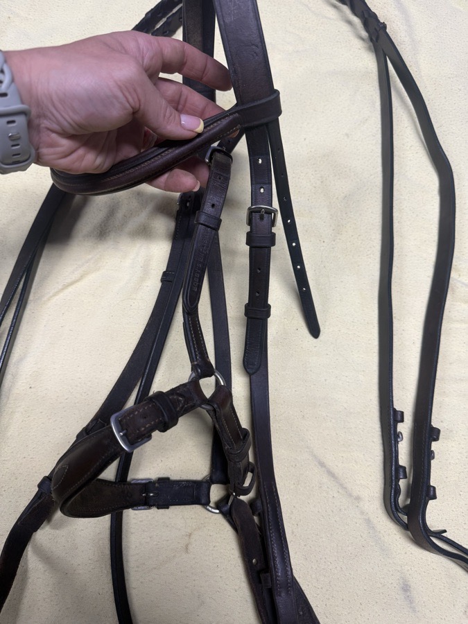 BOBBY'S ENGLISH TACK drop noseband Bridle