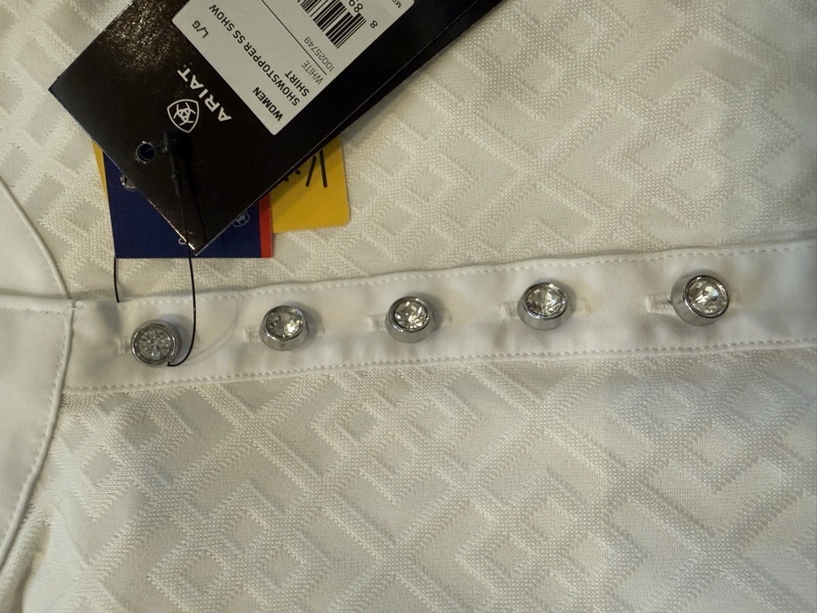 Kerrits women’s Showstopper SS show Shirt white 