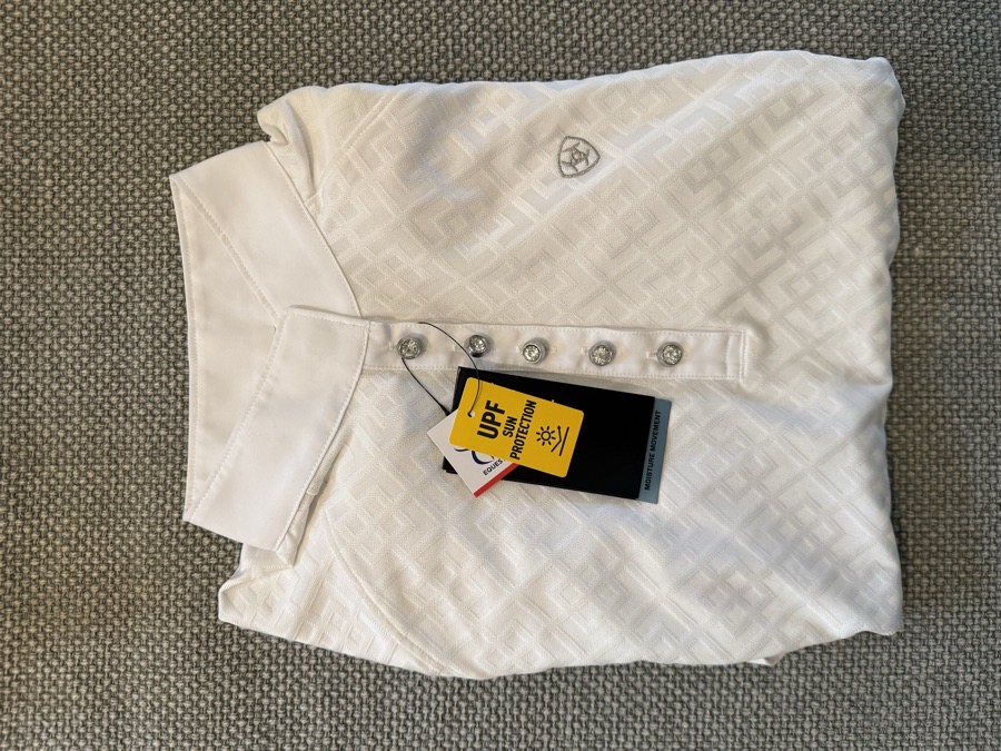 Kerrits women’s Showstopper SS show Shirt white 