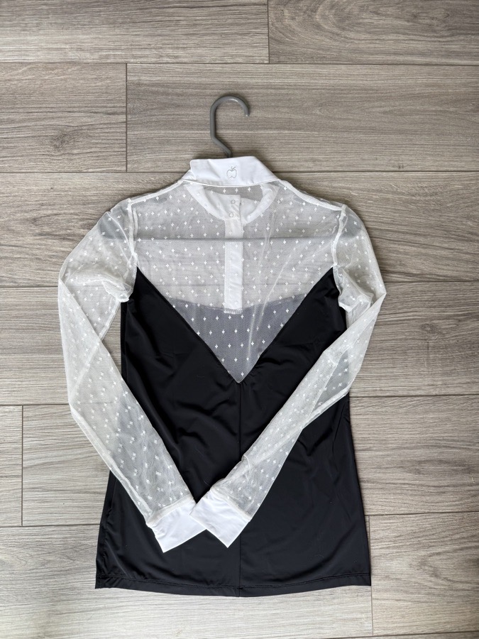 Dapple bay sparkle mesh show shirt XS