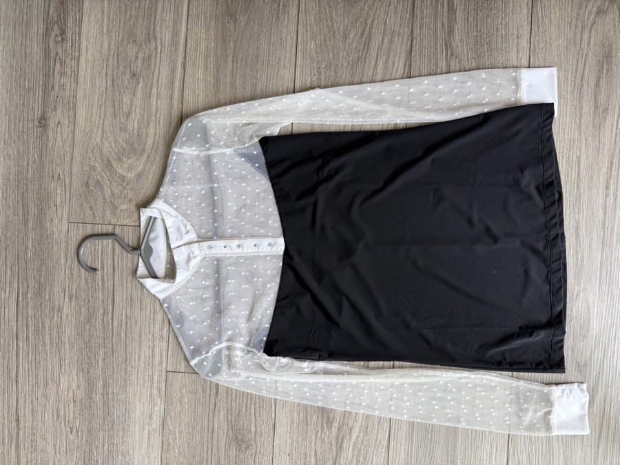 Dapple bay sparkle mesh show shirt XS