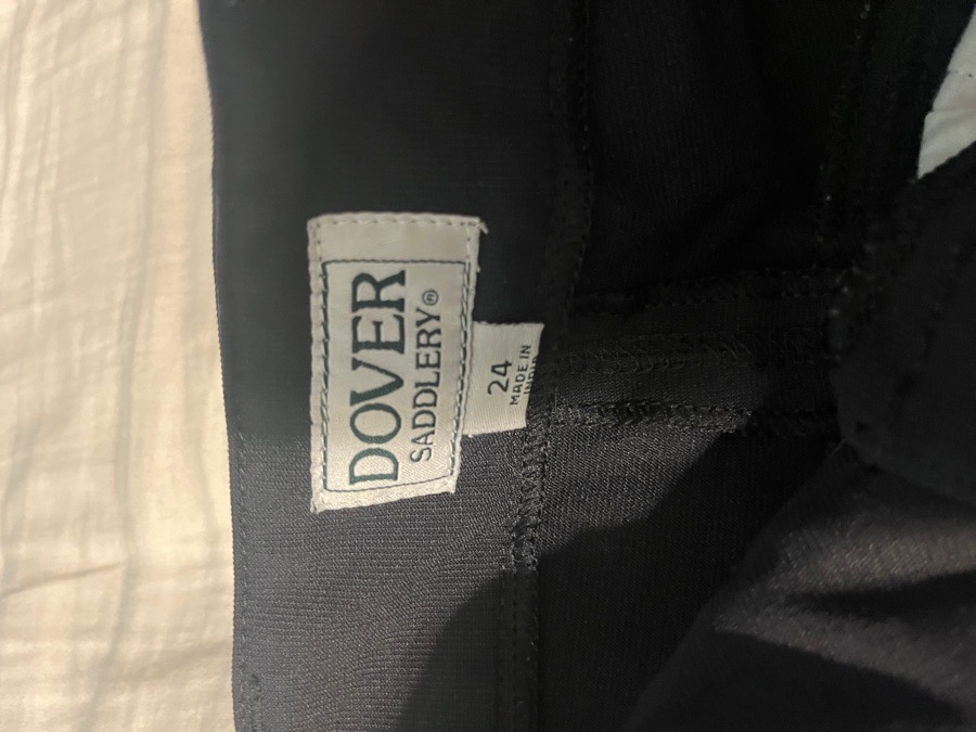 Dover Saddlery Black Breeches 