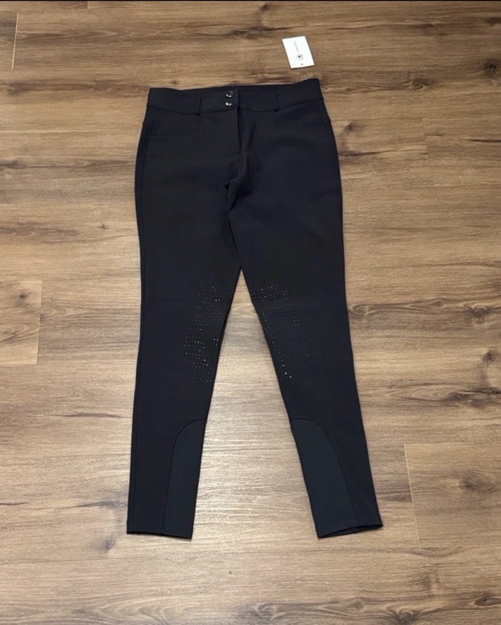 Women's Mid-Rise Knee Patch Breeches. Size M