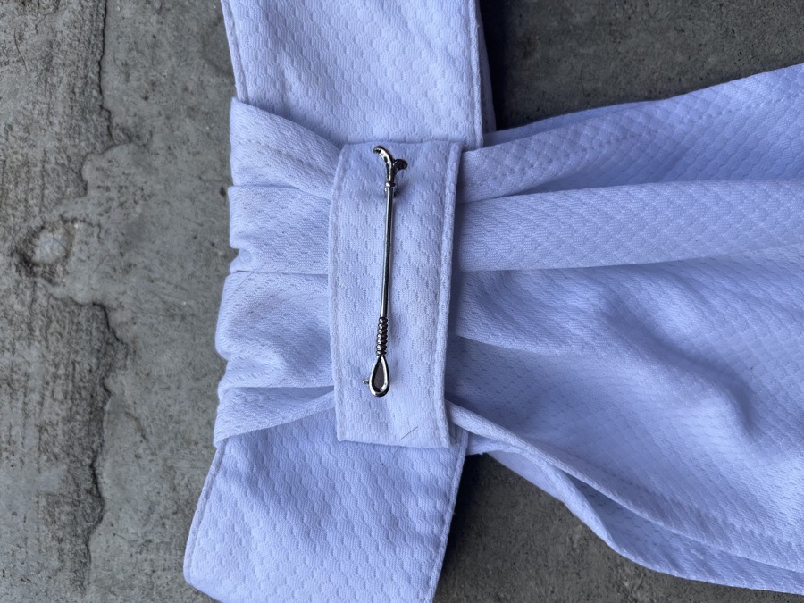 ovation stock tie with pin