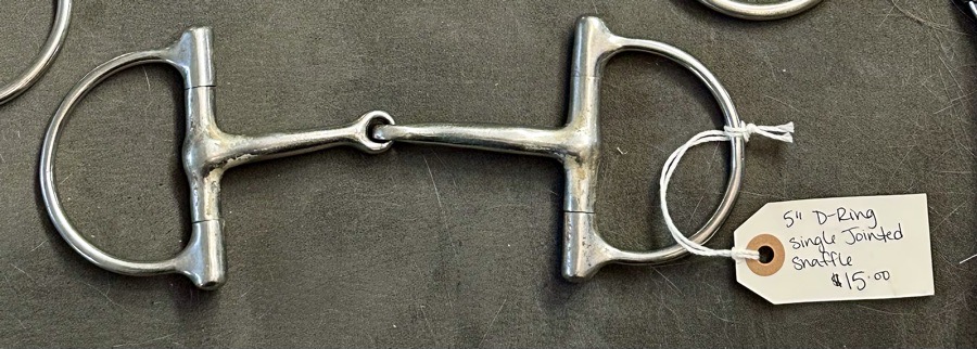 5” D-Ring Single Jointed Snaffle