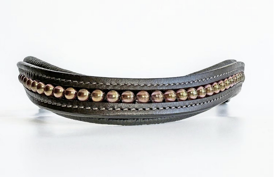 Iridescent Rose Browband 