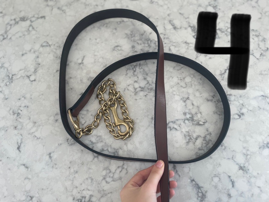 leather lead rope 