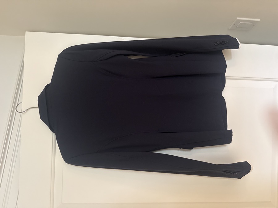 CHARLES ANCONA Navy Show Coat Size 8 Long
