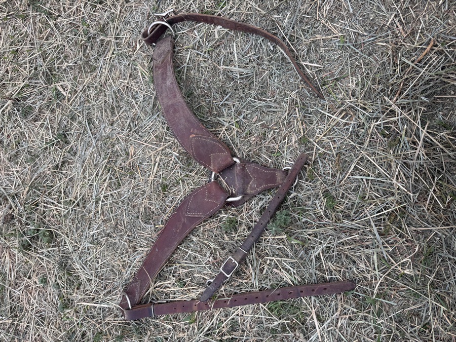 Breast/pulling collar western