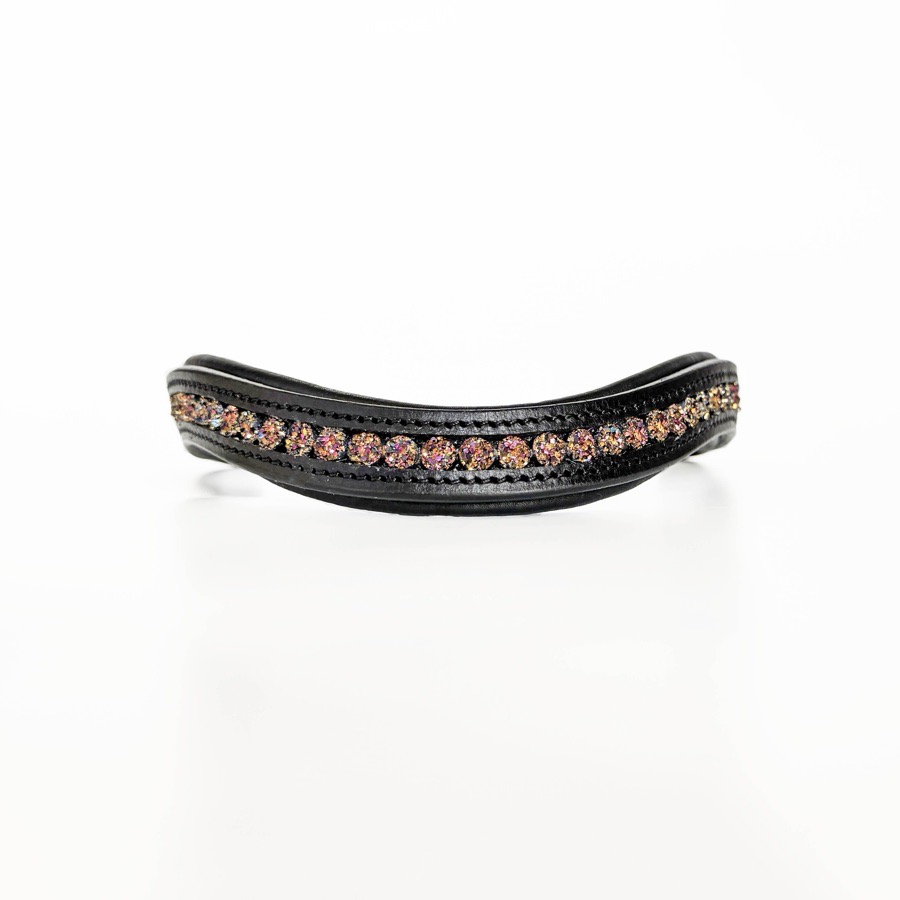 Multicolor Druzy Beaded Browband