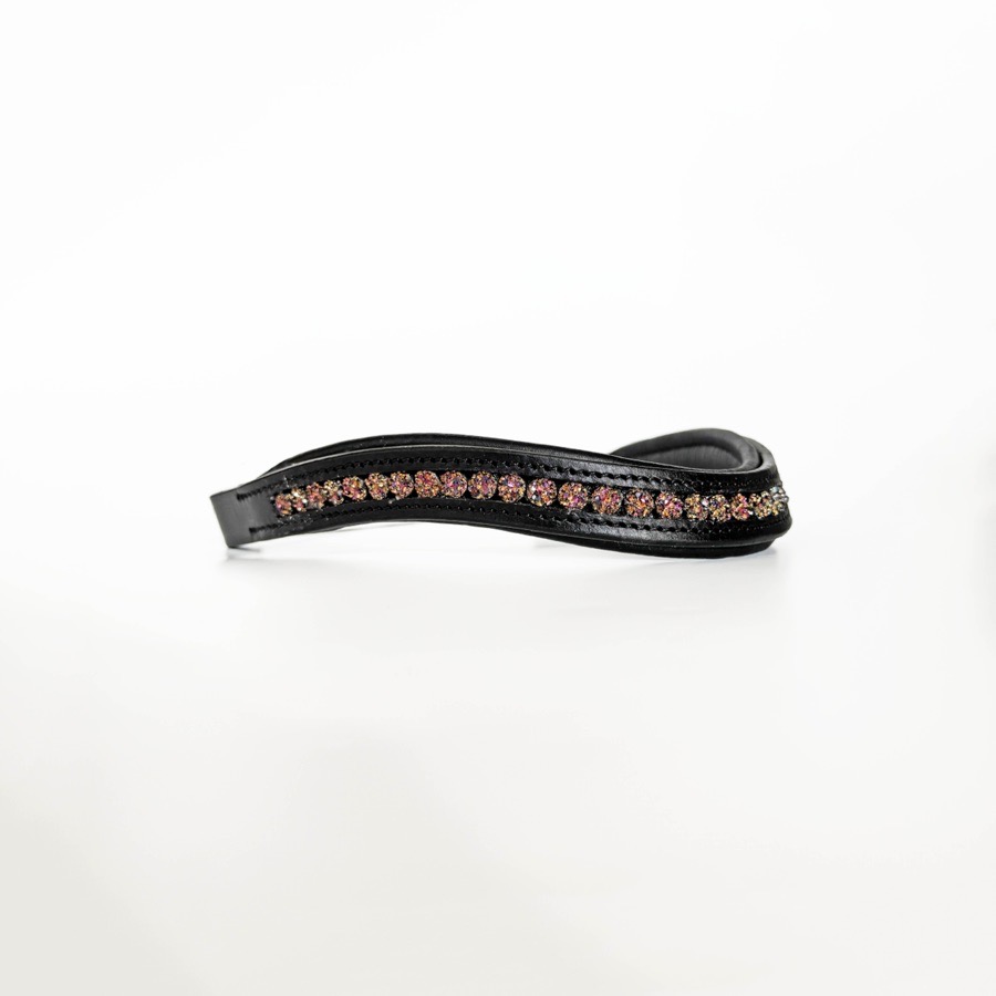 Multicolor Druzy Beaded Browband