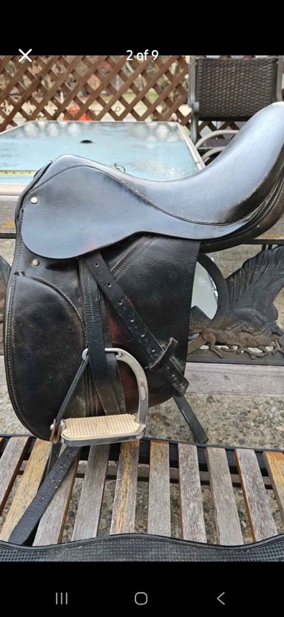 English dressage saddle