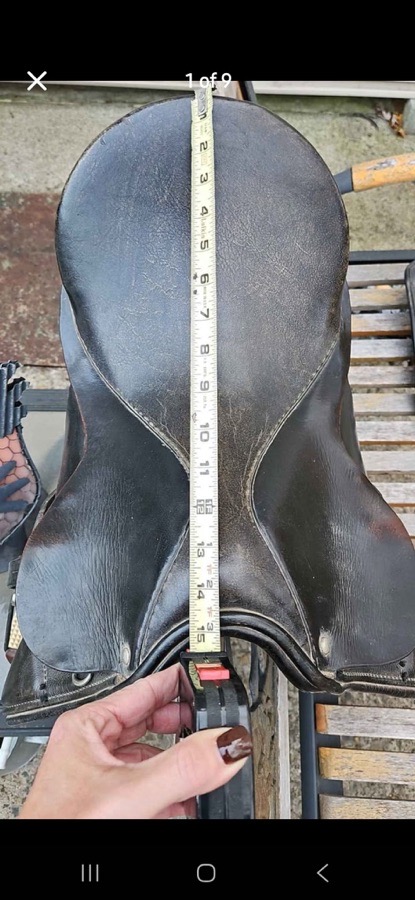 English dressage saddle