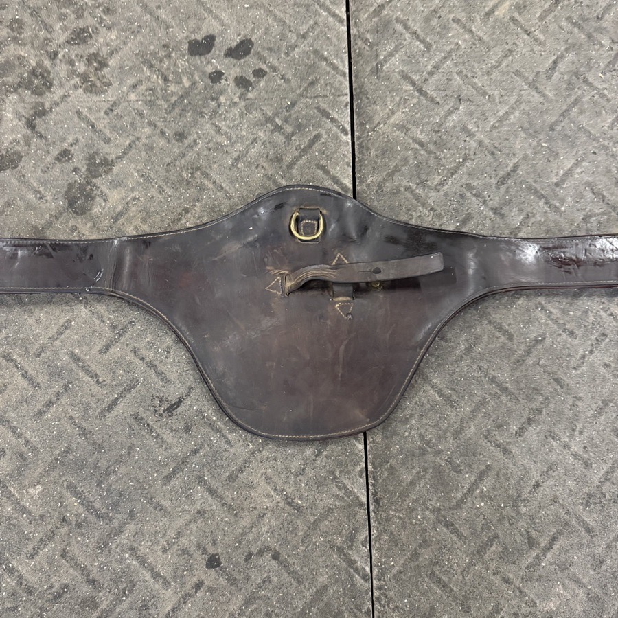 54” Beval Brown Leather Horseback Riding English Belly Girth