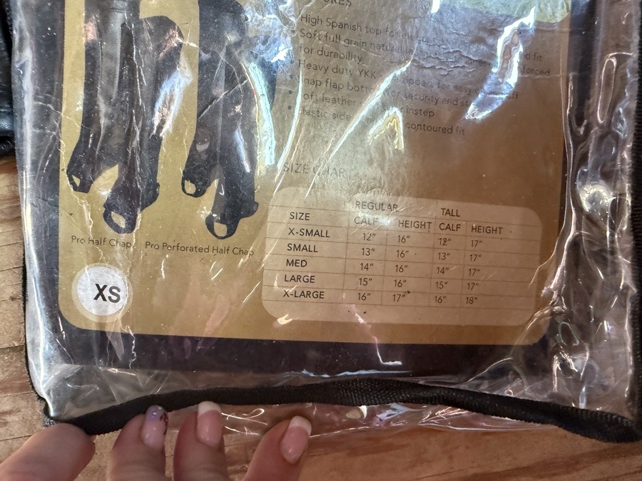 M.TOULOUSE half chaps