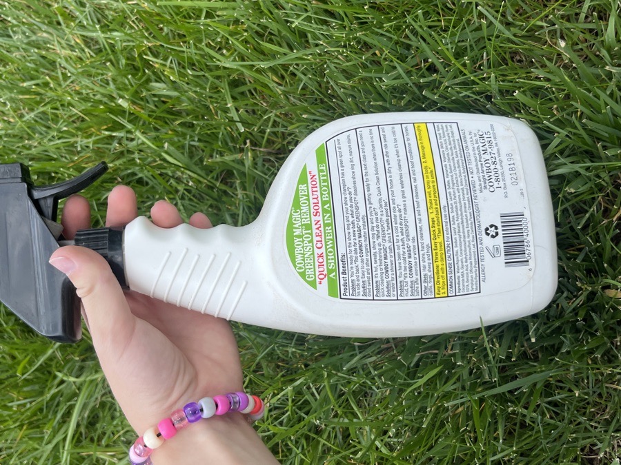 Cowboy magic greenspot remover spray 