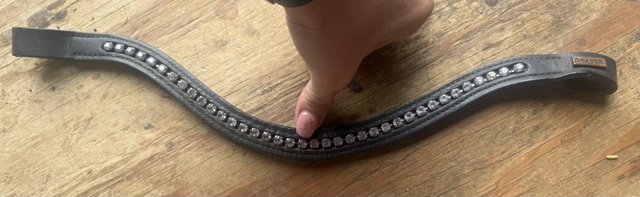 Beasties Brilliance Crystal Wave Browband