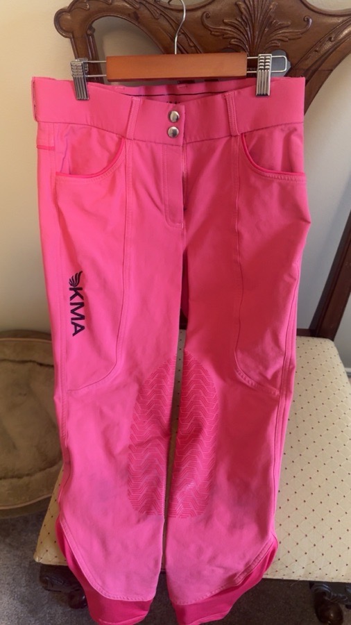KMA hot pink compression breeches 
