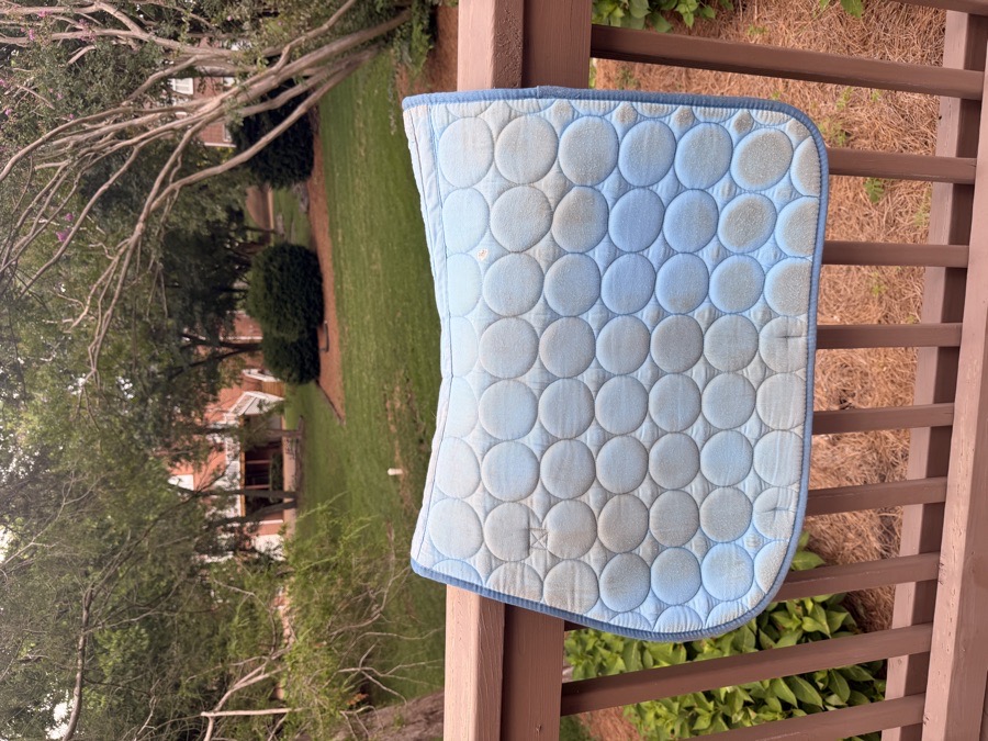 Roma blue saddle pad