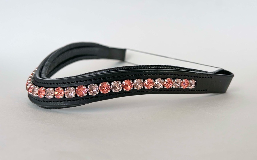 Rose / Pink Crystal Browband