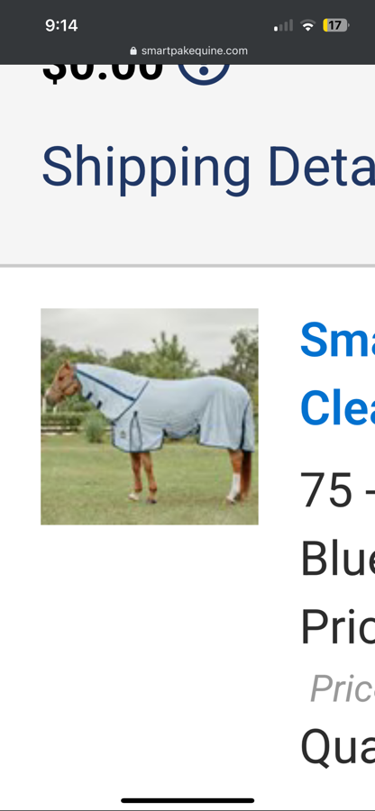 Smartpak Deluxe Fly Sheet 75” (2020)