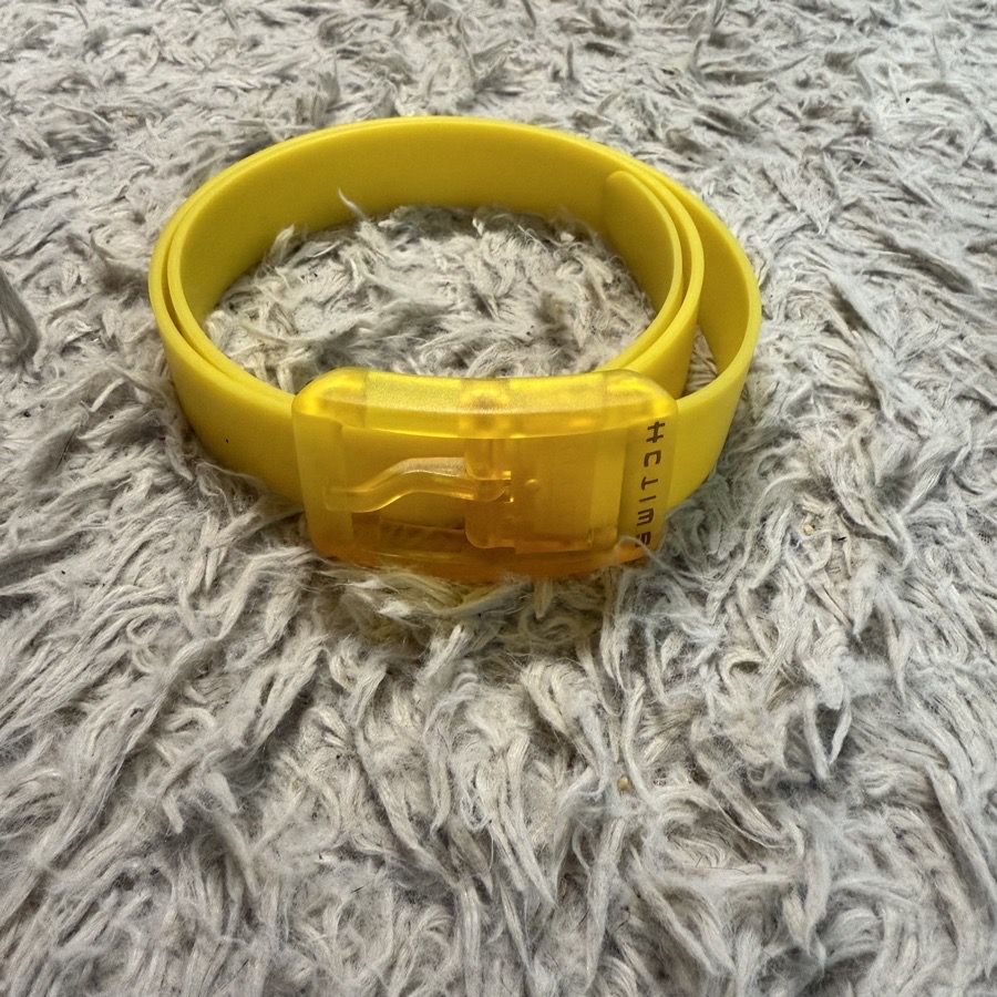 Yellow Switch Horseback Riding Equestrian Adjustable Belt. Good Condition.