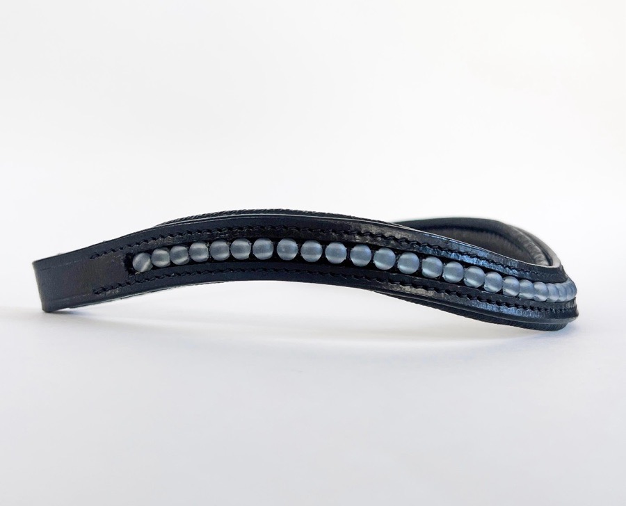 Blue Beaded Browband