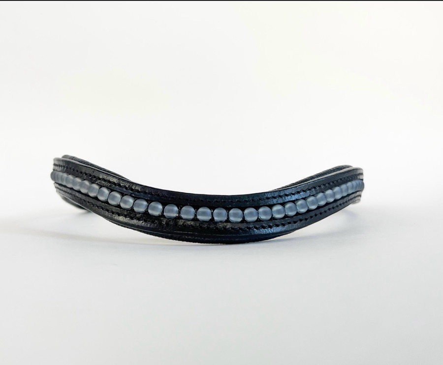 Blue Beaded Browband