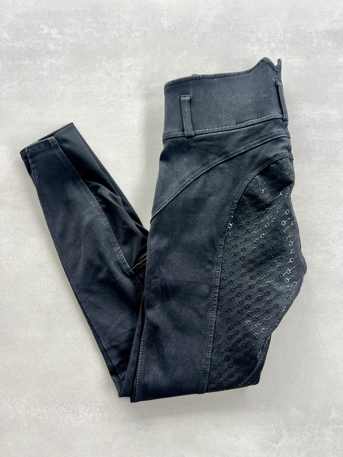 HORZE Riding Pants - Breeches full seat black size 24