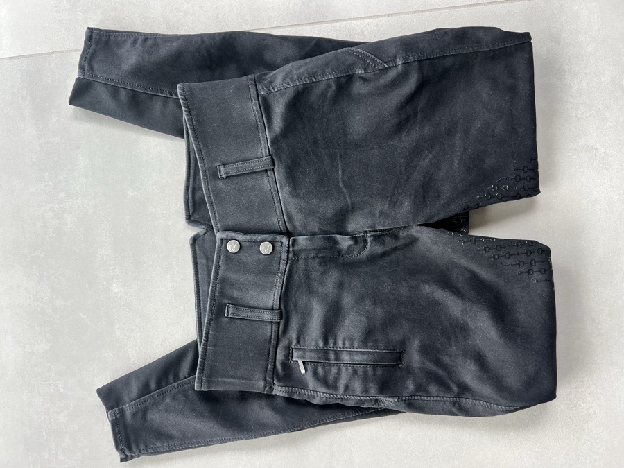HORZE Riding Pants - Breeches full seat black size 24