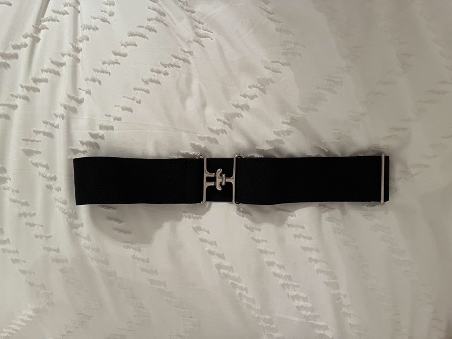 Black / Silver ACE Equestrian Belt