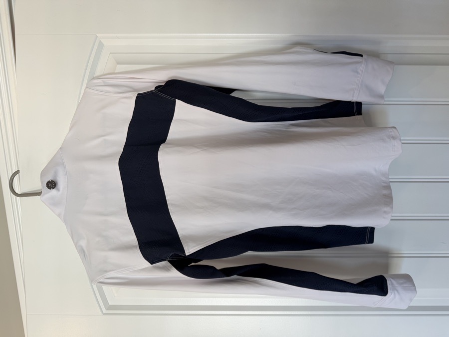 Hunt Club show shirt - Navy and White 
