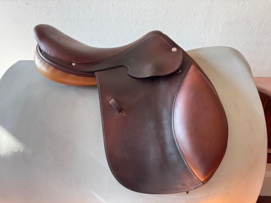 17” Hermes Brasilia Saddle - 2015 - Full Buffalo