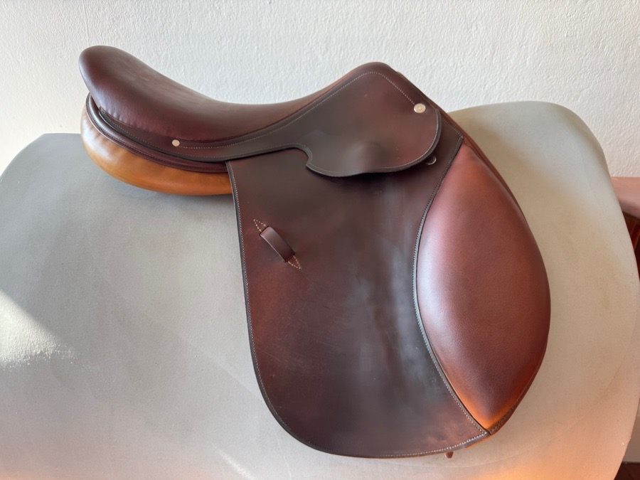 17” Hermes Brasilia Saddle - 2015 - Full Buffalo