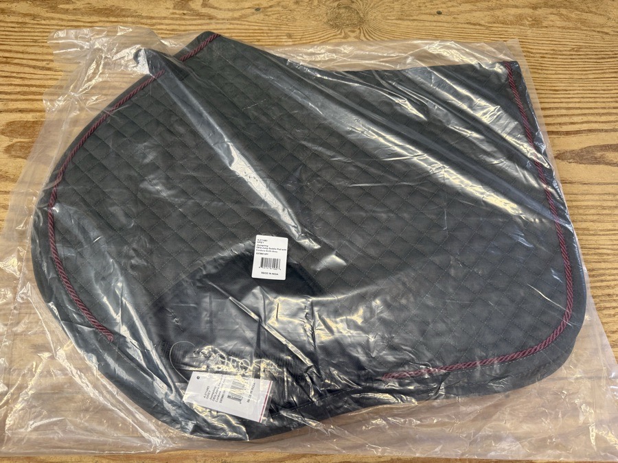 NWT grey jump saddle pad