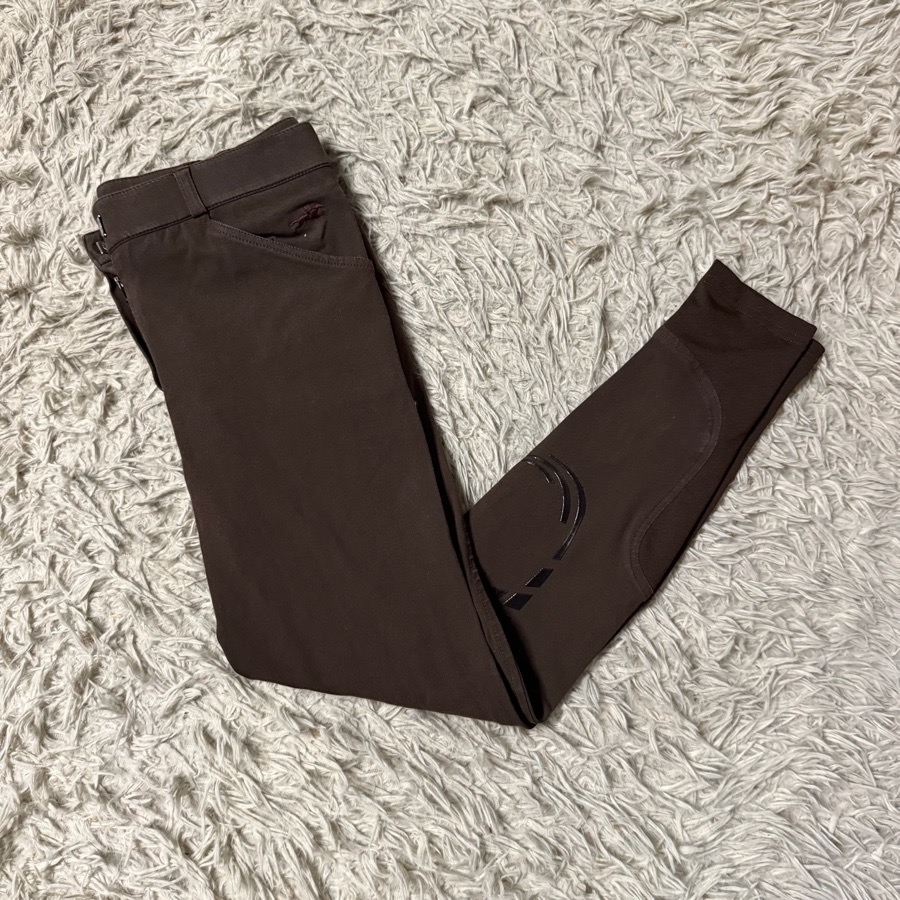 Women’s Size 24 Brown Schockemohle Knee Patch Horseback Riding Breeches