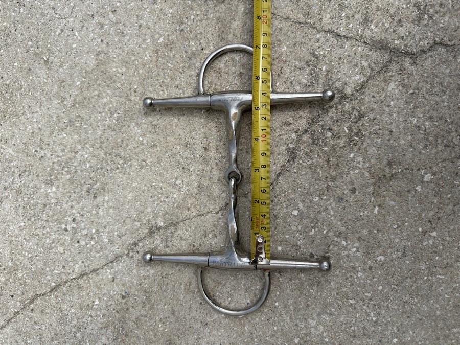 Slow Twist FullCheeck Snaffle Bit