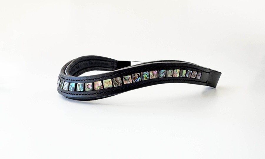 Abalone Shell Beaded Browband