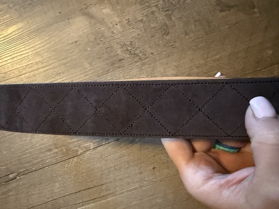 Ovation quilted belt