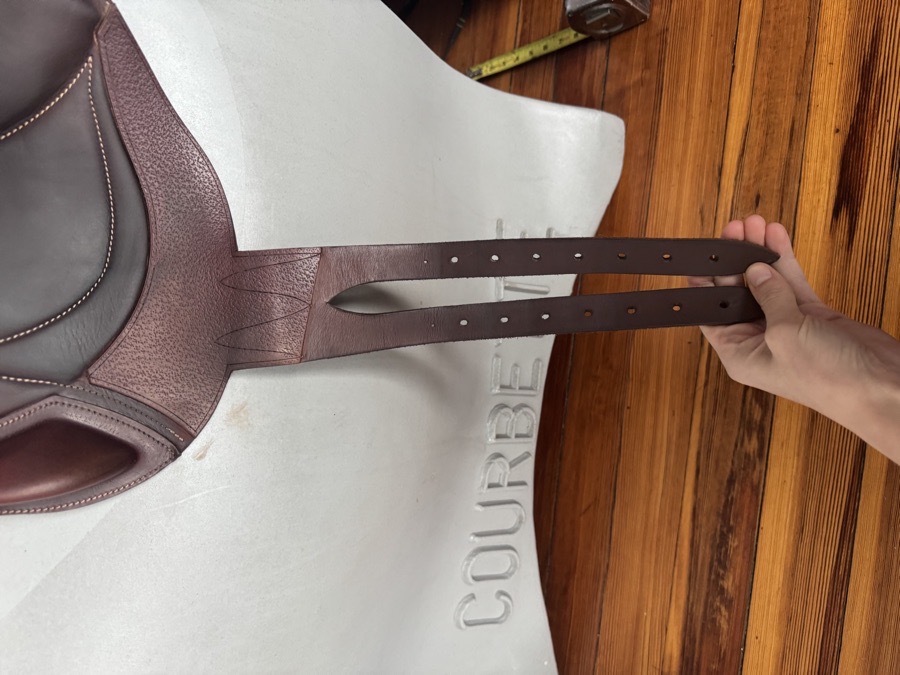 18” 2024 Devoucoux Chiberta Lab Monoflap Saddle - 3AR - Full Buffalo