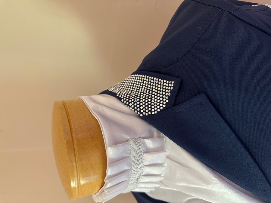 I-38 animo mega bling royal blue show coat