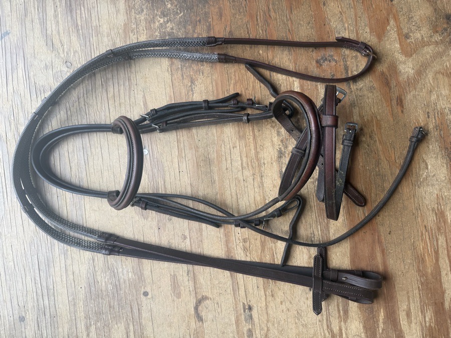 BOBBY'S ENGLISH TACK flash bridle