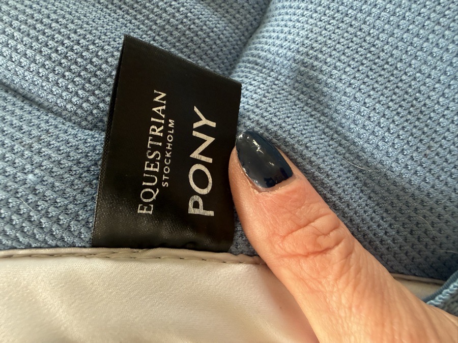 Equestrian Stockholm Baby Blue Saddle Pad (Pony Size) 