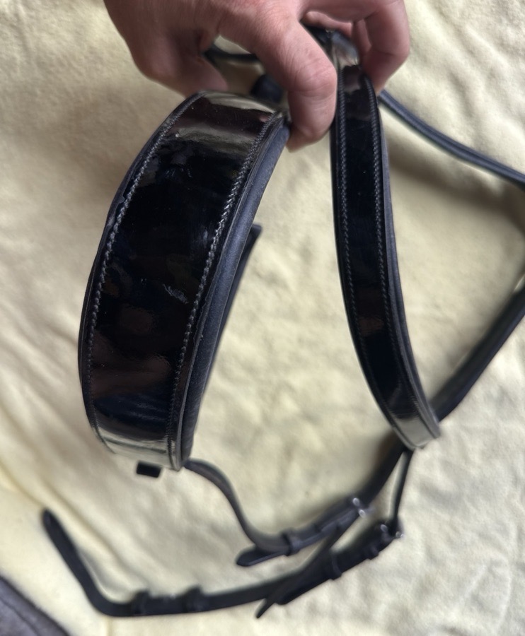 Vespucci patent leather bridle